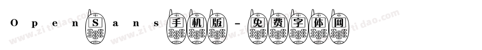 Open Sans手机版字体转换